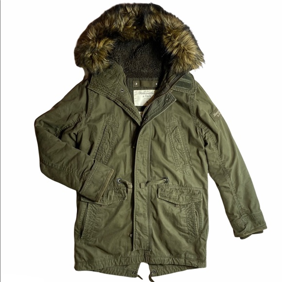 Abercrombie & Fitch Jackets & Coats Abercrombie Fitch Sherpa Lined